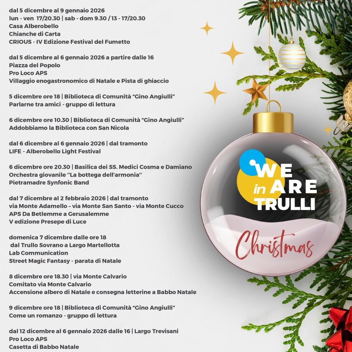 Alberobello Christmas events 2025 1